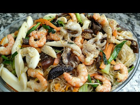Miến xào hải sản