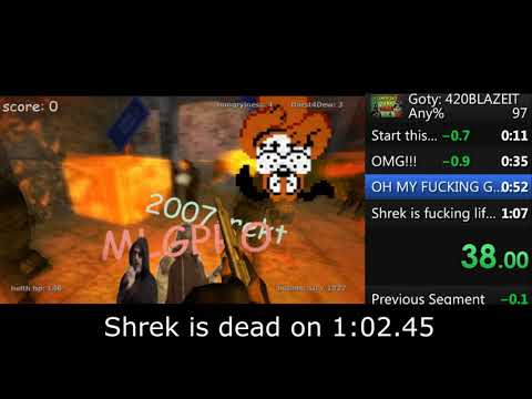 Game of the Year 420 Blaze it speedrun Any% 1:02.45