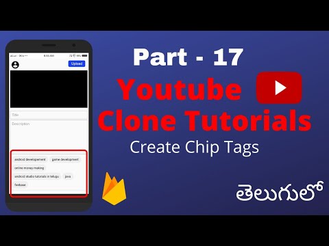 Youtube Clone - Chip tags in android studio | Andra developer