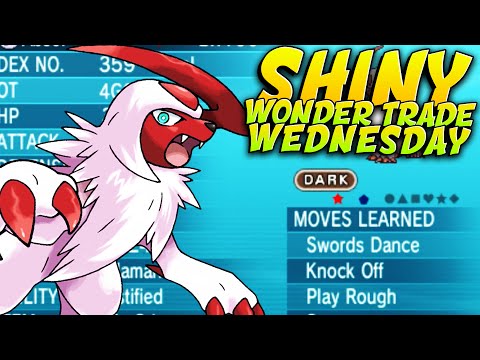 Shiny Wonder Trade Wednesday - SHINY ABSOL! - EP 13