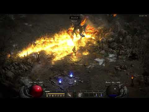 Diablo 2 Resurrected | Hydra Sorceress Killed Diablo Clone (Solo!!)