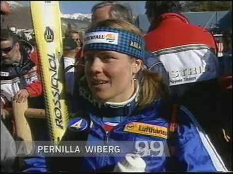 Sportens Årskrönika 1999 Pernilla Wiberg