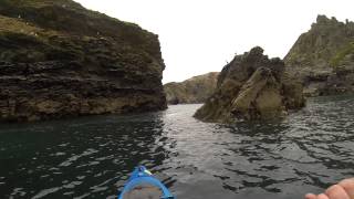 preview picture of video 'Kayak Trip - Portreath Past Nancekuke to Porthtowan - Cornwall UK'