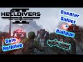 Helldivers 2 - My New Favorite Loadout For The Automatons (Solo Helldive) (All Clear) (No Deaths)