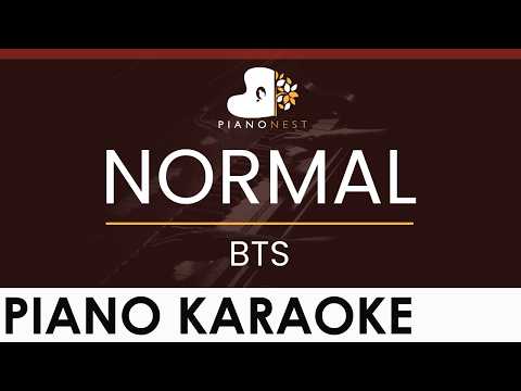BTS - NORMAL - HIGHER Key (Piano Karaoke Instrumental)