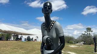 My Tiny RV Life: Zimbabwe Sculptures Display At Peace River Botanical Gardens | Absolutely AMAZING