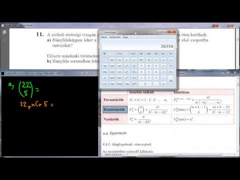 [2005.05.10.] 11/a) Kombinatorika