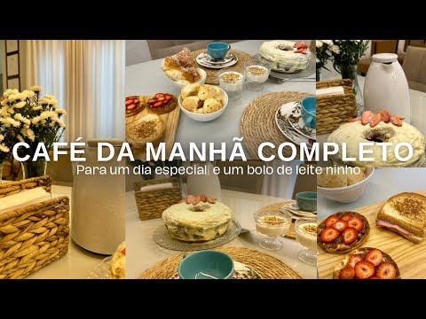 SPECIAL BREAKFAST | I made a nest milk cake and set a beautiful table.