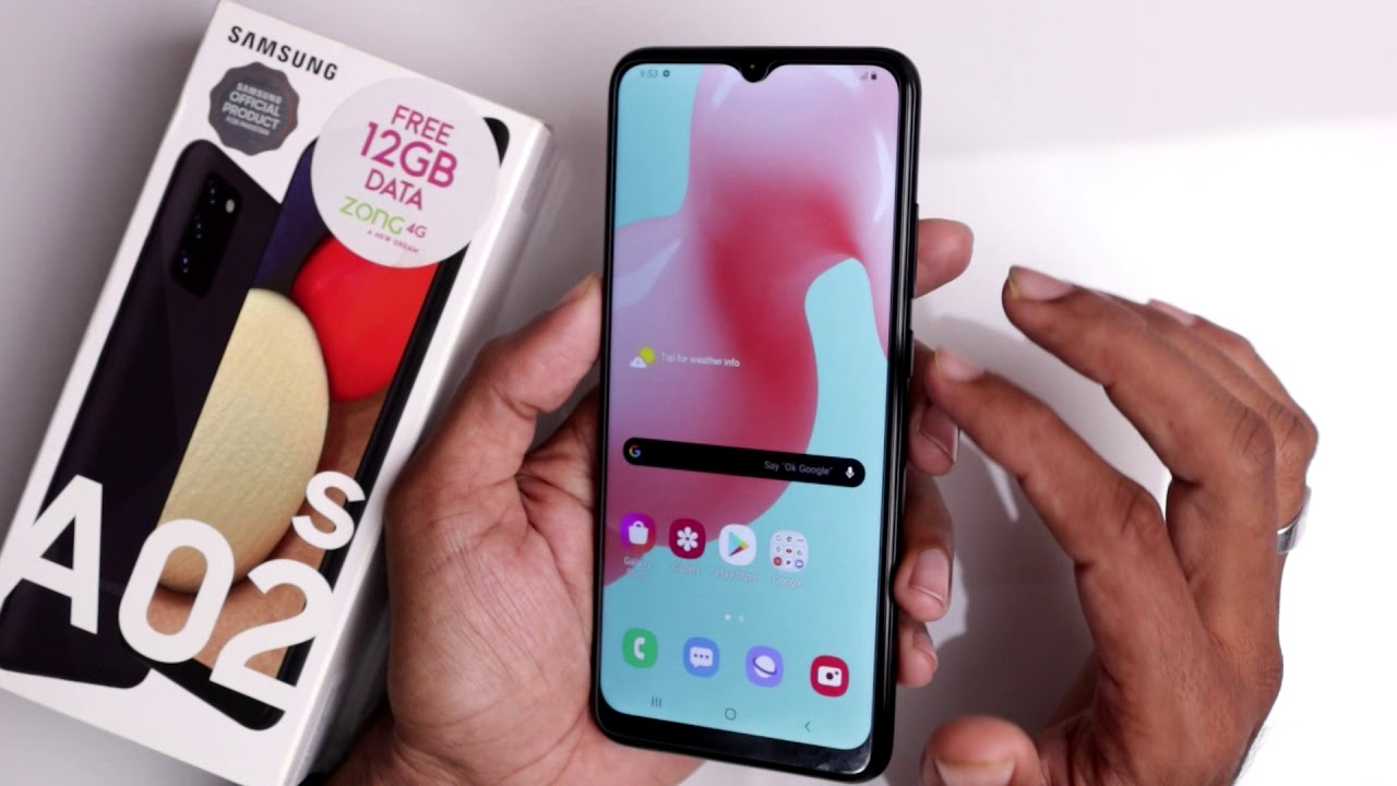 Samsung Galaxy A02s Screenshot