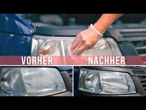 Car headlight refurbishment without much effort | Easy polishing and grinding without machines