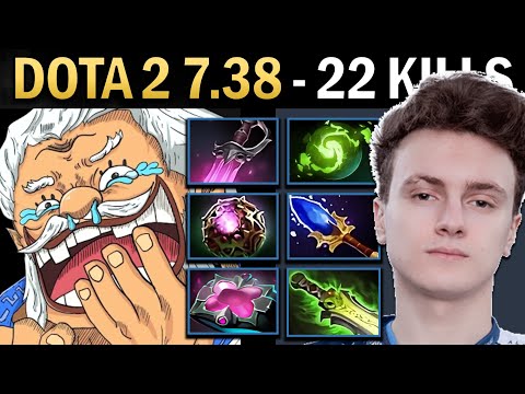 Zeus Gameplay Miracle with 22 Kills and Ethereal - Dota 2 7.38