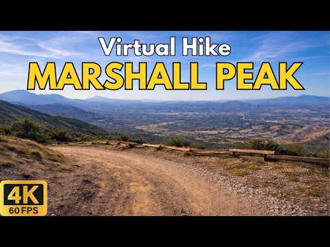 4K Virtual Treadmill Hike – Marshall Peak, San Bernardino NF | Scenic 62-Min Full Ascent & Descent