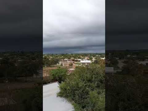 Frente frio villa berthet en la pcia de Chaco #pronosticodeltiempo #lluvia