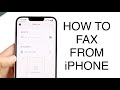 How To Fax From iPhone!