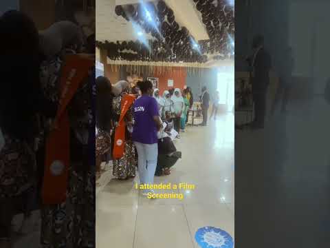 I attended a film screening