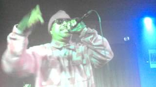 Esham rocking Momm was a Junkie on Devils Night 2012.