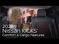 2026 Nissan Kicks SUV Comfort Cargo Features