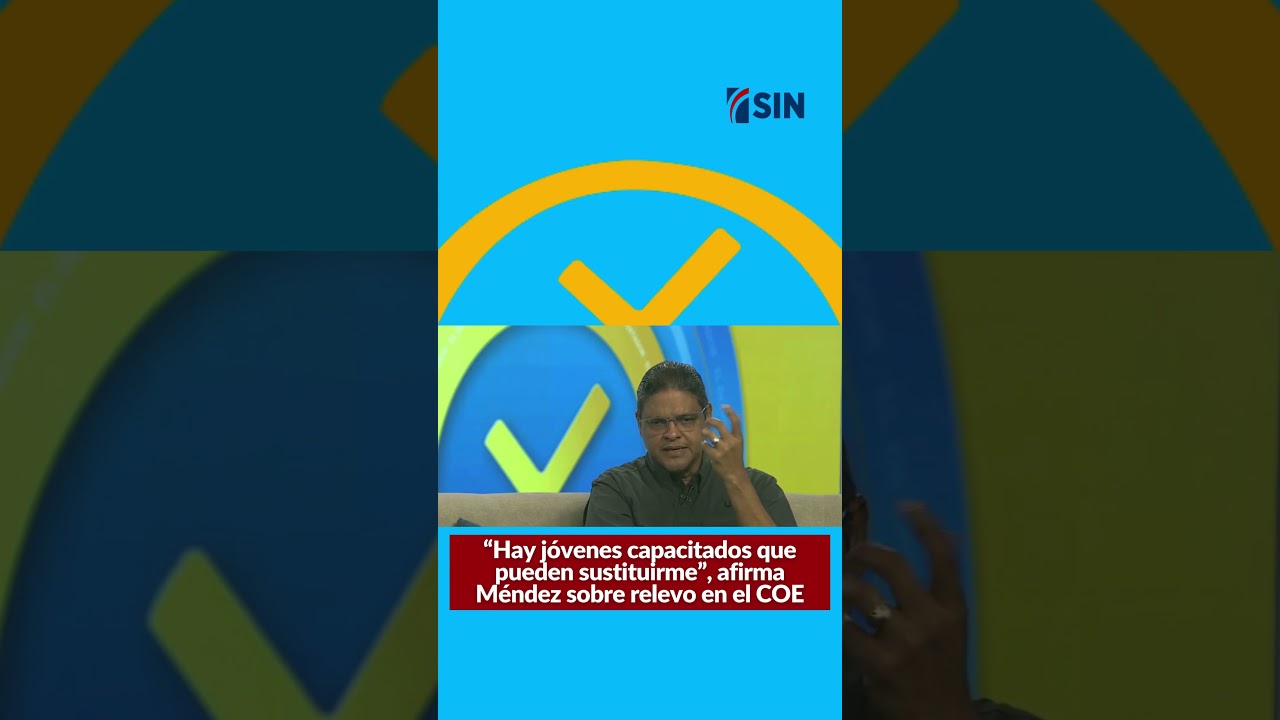 “Hay jóvenes capacitados que pueden sustituirme”, afirma Méndez sobre relevo en el COE