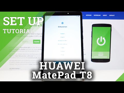 How to Set Up Huawei MatePad T8 - Initialization Process