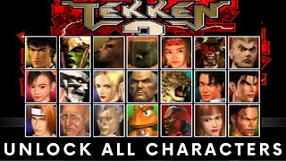 How to Unlock All-New Characters in Tekken 3 PC Version | PSV File |  Tekken 3