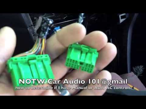how to: Metra dash kit 99-7803G Honda Accord Manual or Auto AC controls?
