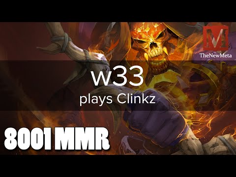 [Perfect] w33 plays Clinkz (20-0-7)  Full-game