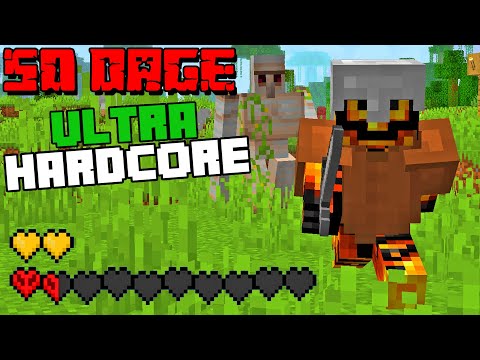 I Spent 50 DAYS IN Minecraft ULTRA Hardcore!