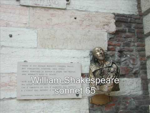 william shakespeare sonnet 65