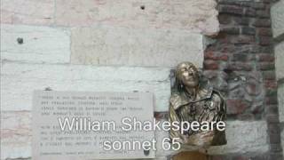 william shakespeare sonnet 65