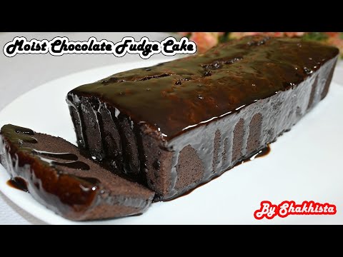 How to Make Moist Chocolate Fudge Cake Recipe at Home | Fudge Recipe | Easy Fudge Cake Recipe