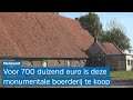 Vervallen boerderij uit 1760 staat leeg en zoekt al JAREN een koper, maar er moet VEEL aan gebeuren!
