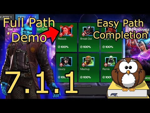 Full Run Through of 7.1.1 Reboot - Easy Path - 2024 - MCOC