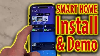 Smart Home Tour | Pre-Wire, Install, & Demo - Control4 + Araknis Network, Triad & Samsung Frame TVs