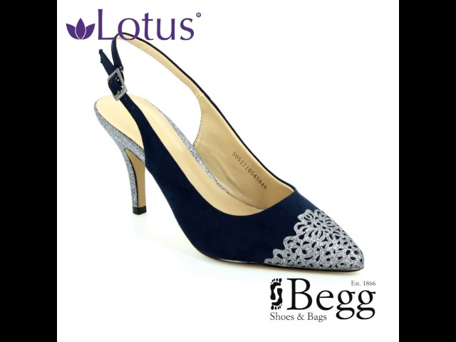 lotus navy shoes