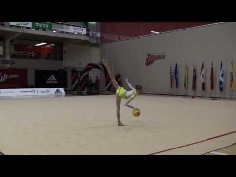 Veronika Cencen SeniorO Ball ON 2016 Canadian Championships RG