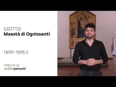 Uffizi per tutti - Video in LIS | Giotto, Maestà di Ognissanti, 1300-1305 c.