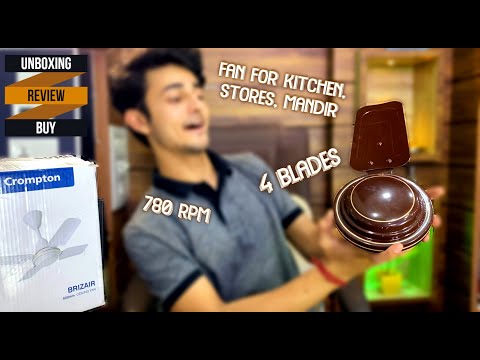 Crompton High Speed Briz Air 600mm Ceiling Fan (Brown Color)