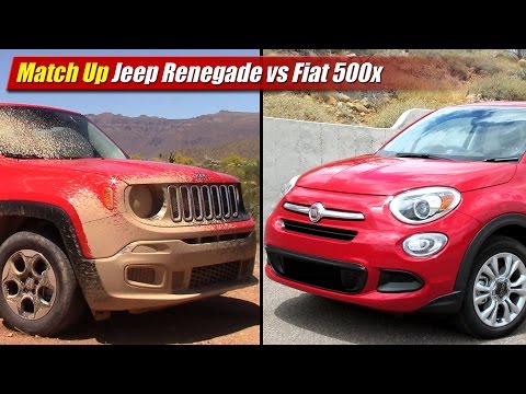 Match Up: Jeep Renegade vs Fiat 500x