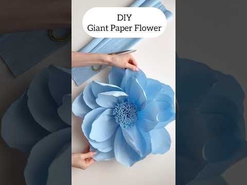 Easy DIY Giant Paper Flower for Wall Decor for Beginners | Step-by-Step Tutorial for Easy Backdrop