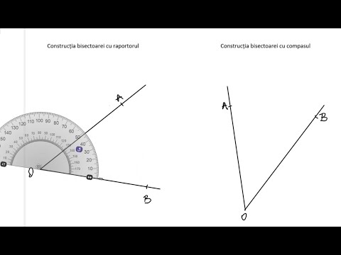 Bisectoarea unui unghi