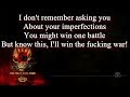 Five Finger Death Punch - The Way of the Fist [Lyrics]