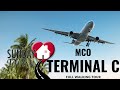 Orlando Airport MCO Terminal C Walking Tour Sunday Drive