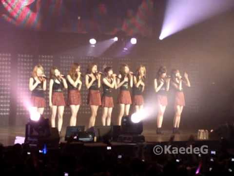 110611 [FANCAM] SNSD My Child @SM Town Live in Paris
