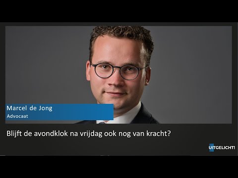 Uitgelicht! Woensdag 17 februari 2021 - Marcel de Jong over de rechtszaak van de avondklok