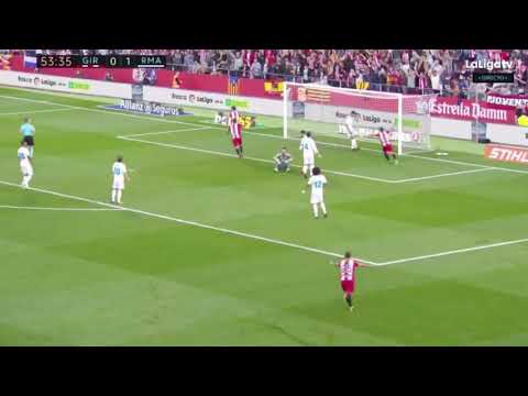 GOL DE STUANI GIRONA VS REAL MADRID 1-1 29/10/2017