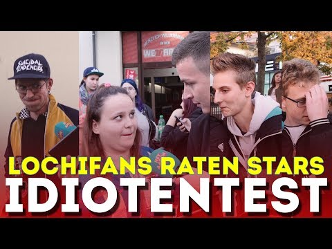 IDIOTENTEST wieder beim Lochikonzert! Wer kennt die Stars?