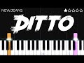 NewJeans - Ditto | EASY Piano Tutorial