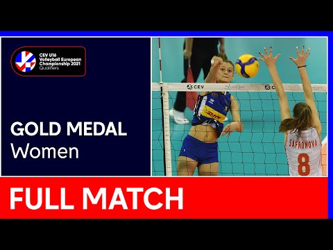 Russia vs. Italy - CEV U16 Volleyball European Championship 2021 | Gold Medal Women