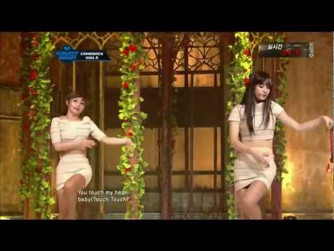 [HD] miss A - Over U + Touch M Countdown 23th Feb
