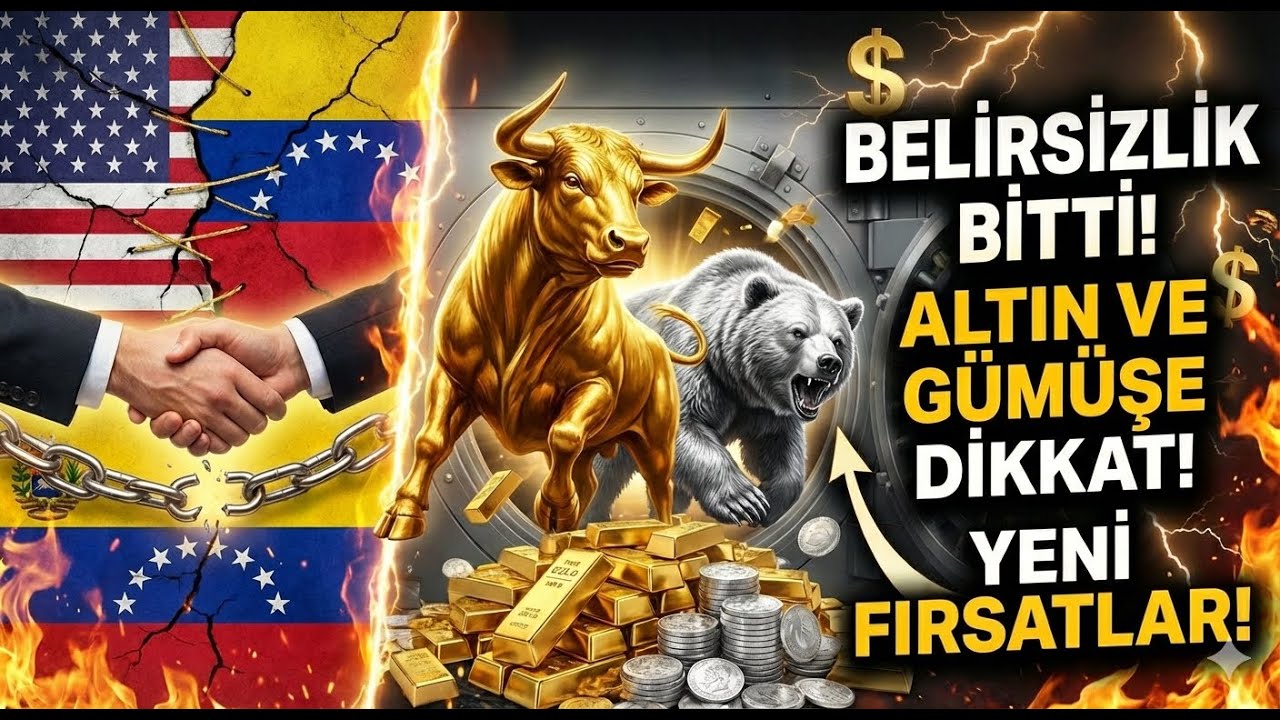 ABD - VENEZUELA Belirsizliği Bitti - Altın ve Gümüşe DİKKAT..! Yeni Fırsatlar İçin Kolları Sıvayın